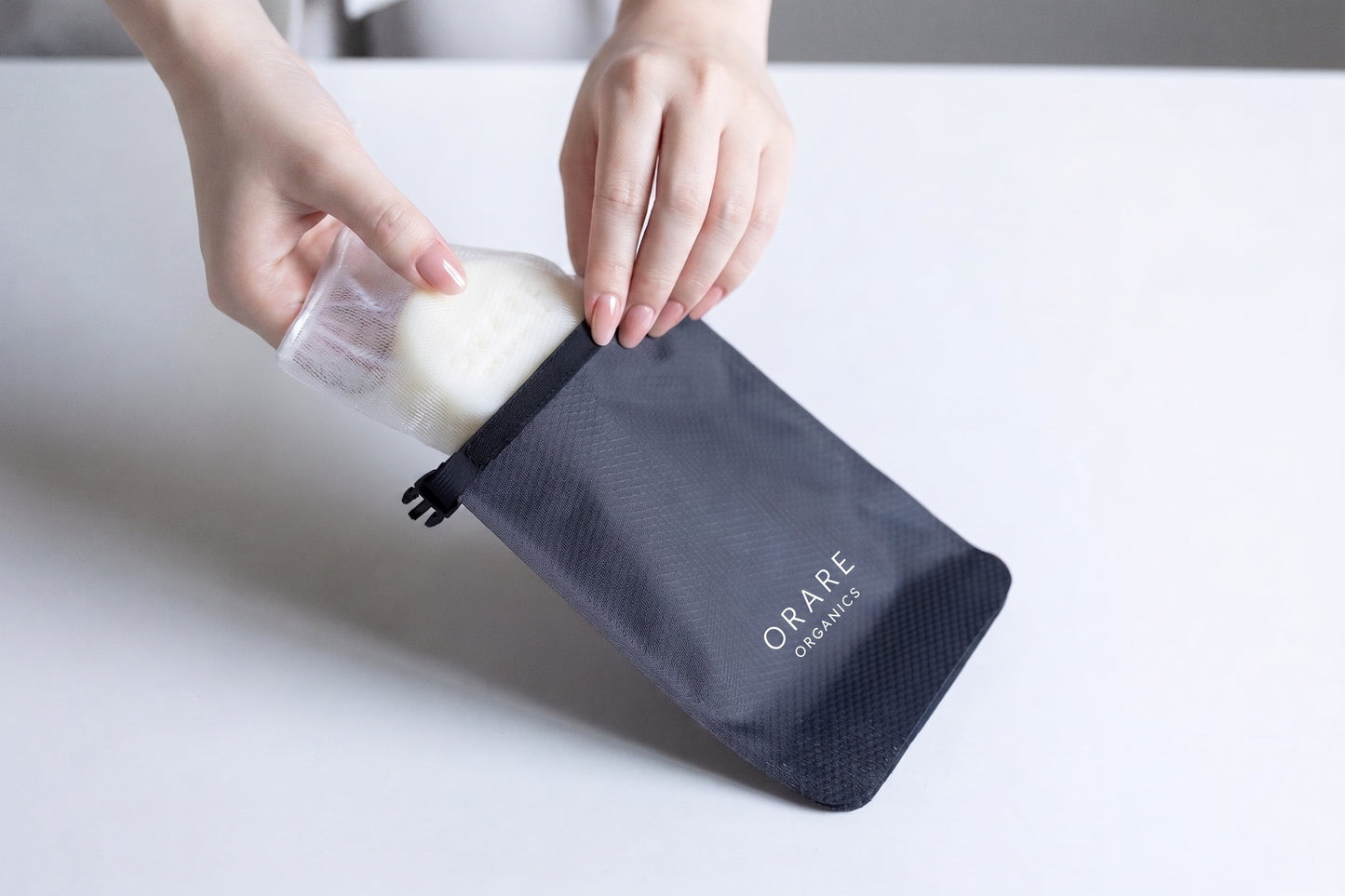 Waterproof pouch for a wet bar of soap